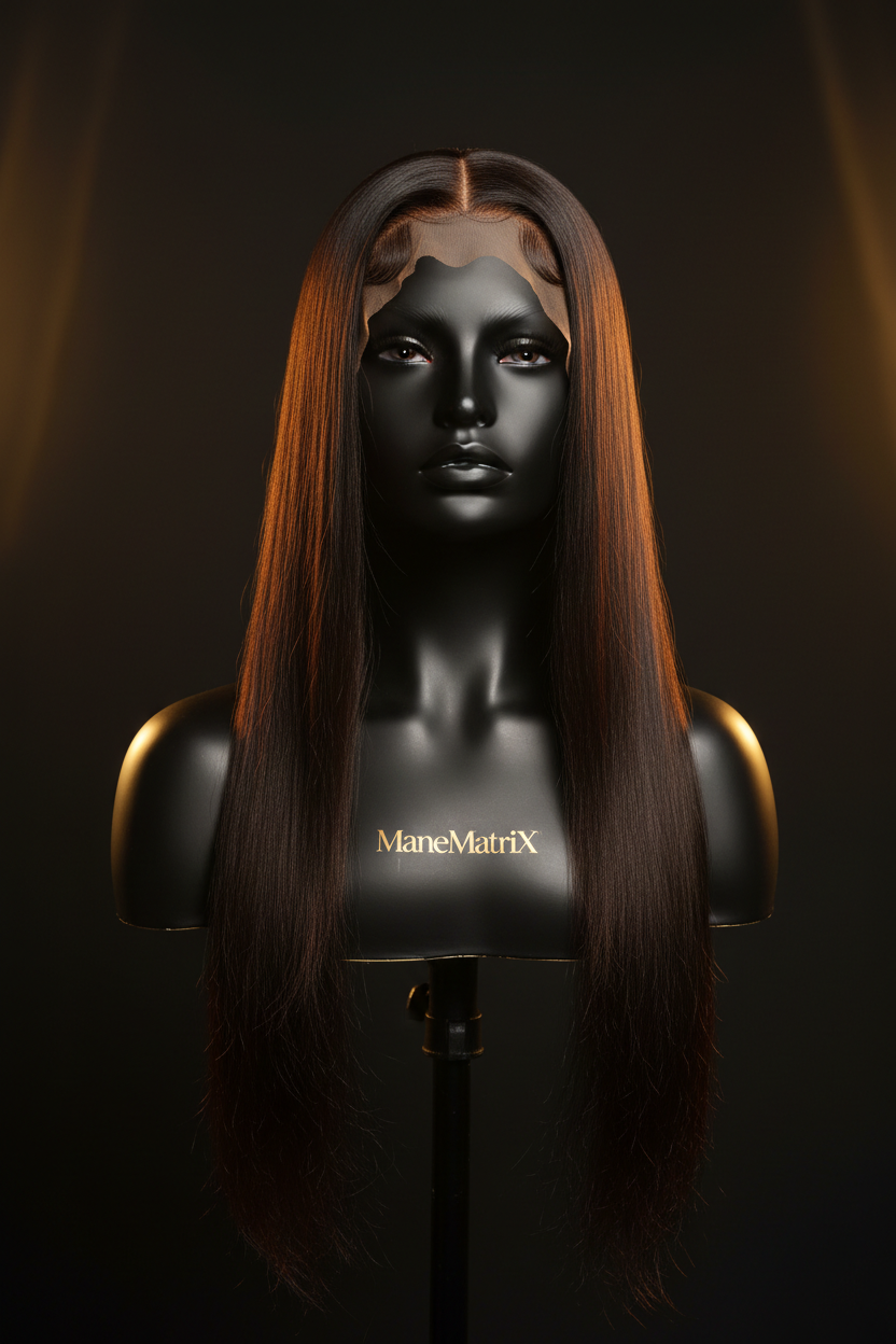 ManeMatriX Mane 24 | Straight 13x4 Lace Front Human Hair Wig