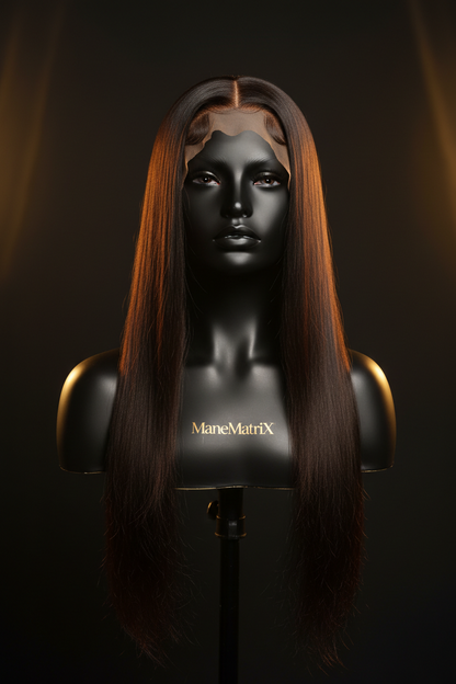 ManeMatriX Mane 24 | Straight 13x4 Lace Front Human Hair Wig