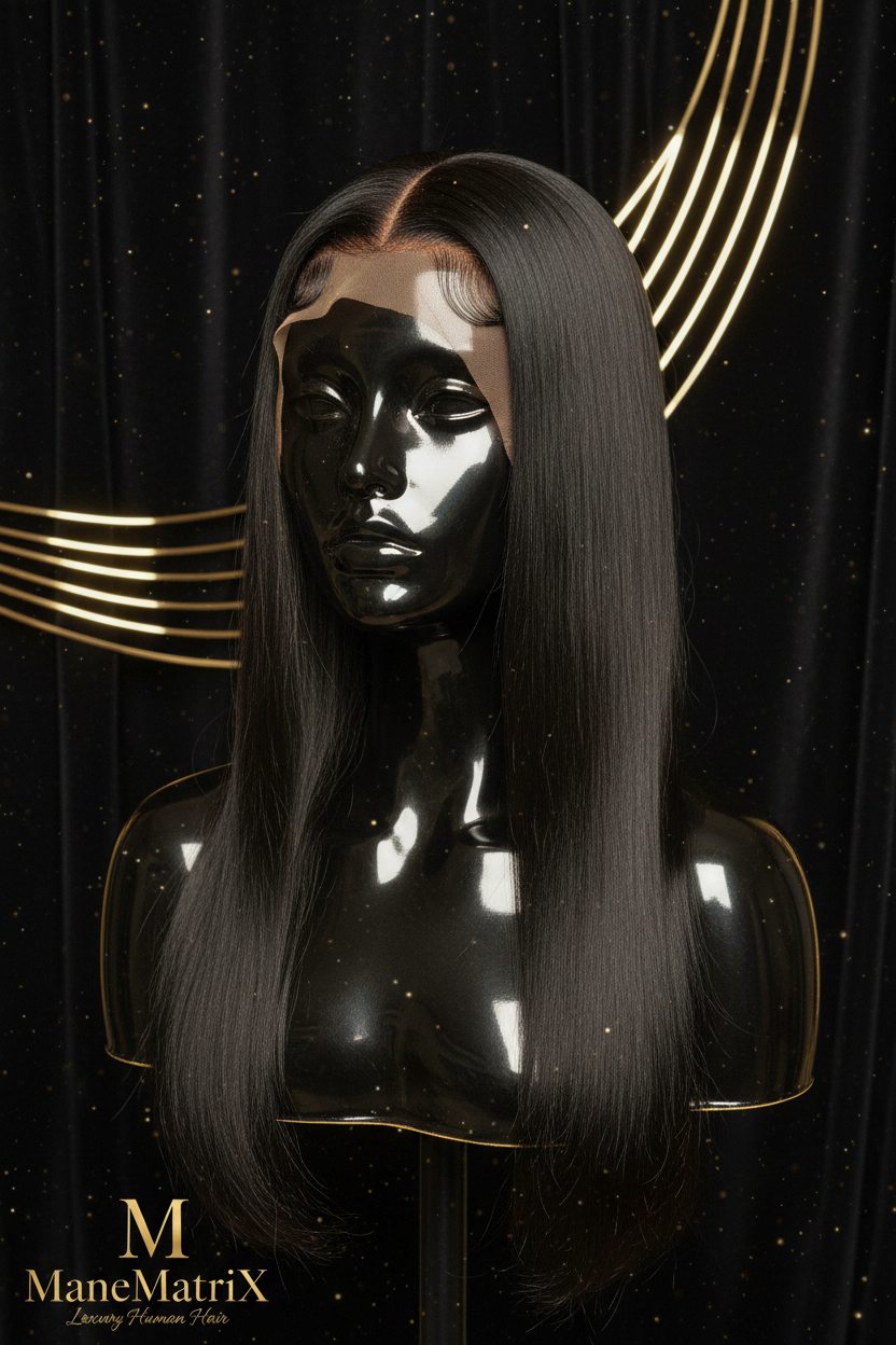 ManeMatriX Mane 24 Straight 13x4 Lace Front Human Hair Wig